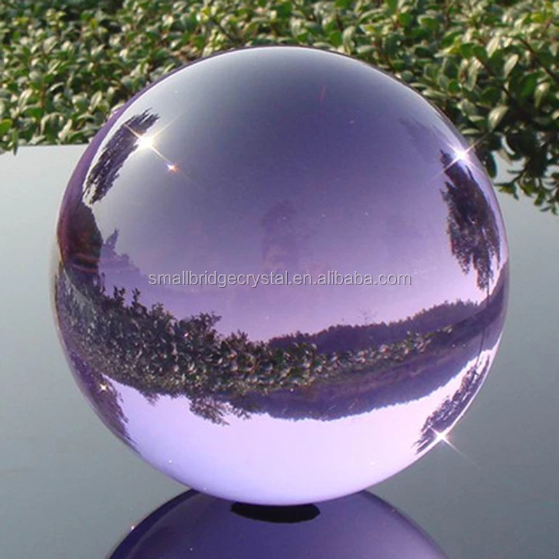 Professional Solar System Magic Glass Astronomy 60 mm Purple Ball k9 Crystal Ball