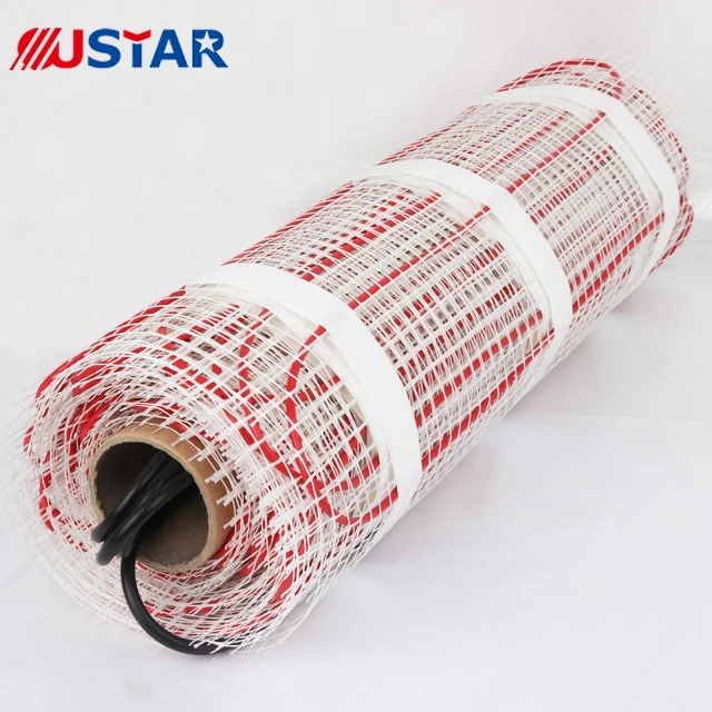 Under Carpet Floor Installing Electric Flooring Underfloor Heat Mat Heating with Thermostat System Electrical