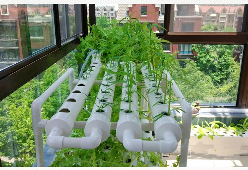 Skyplant NFT 3 Layer 12  PVC Pipe Hydroponic Systems for Vegetable