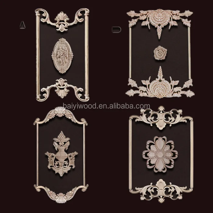 
 Декор для окон и дверей, резьба по дереву, наклейка, винтажная мебель, резная Аппликация по дереву  