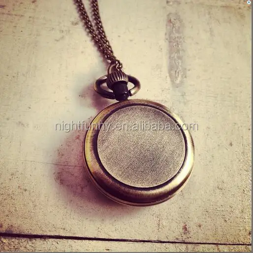 Morfong Montre De Poche Vintage à Quartz Avec Collier Style