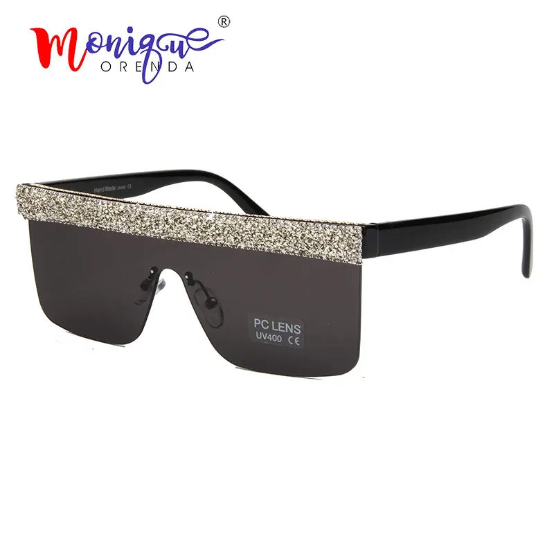 rhinestone flat top sunglasses