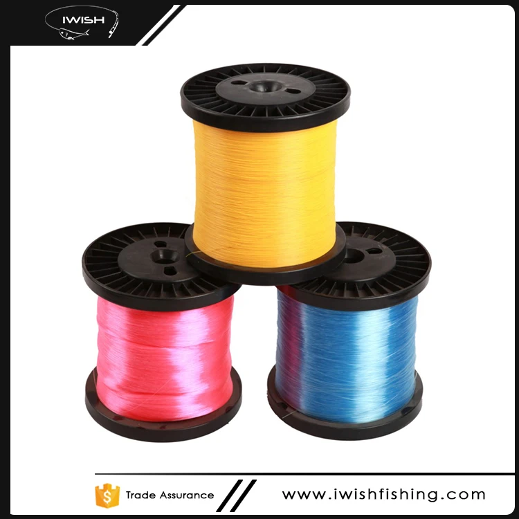 Yellow Pink Blue Color Spool Fishing