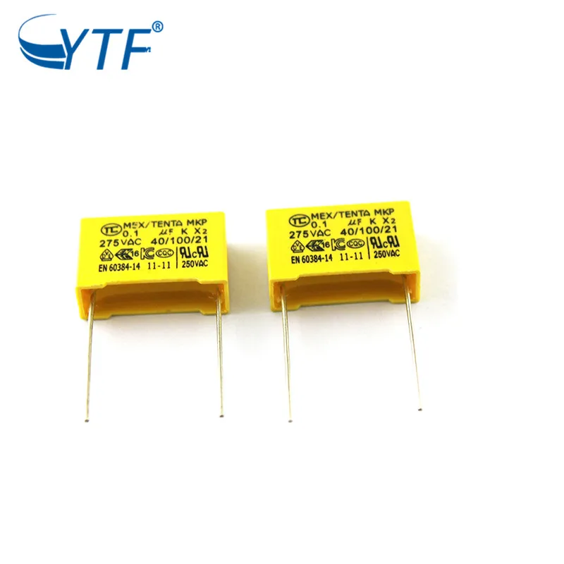新型Mkpボックス型コンデンサ0.1uf X2 275v メタライズド