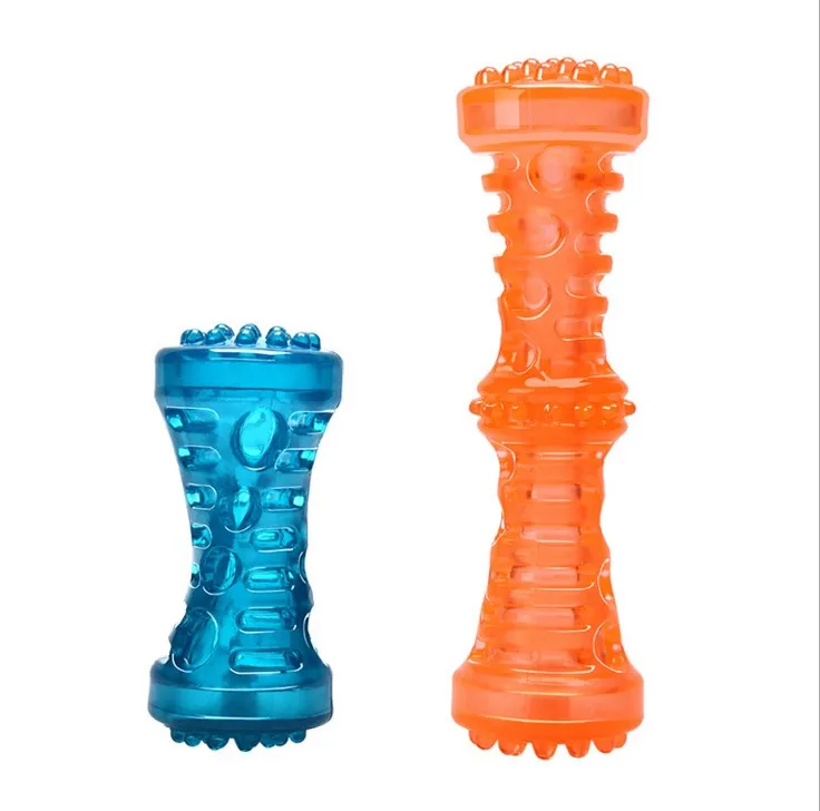 Dog Squeaky Chew Toy Biting Molar Rod Tpr Pet Toy