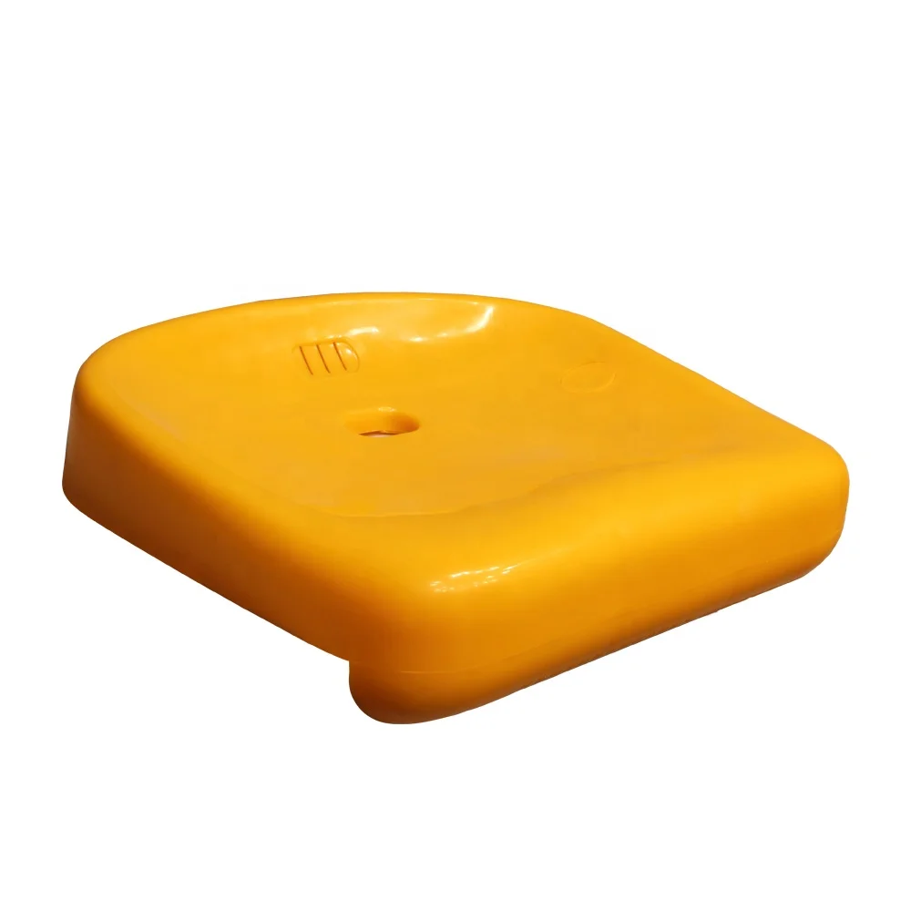 Stunity Easy Install Plastic Floor Mounted Permanent Football Stadium Seat for Outdoor or Indoor