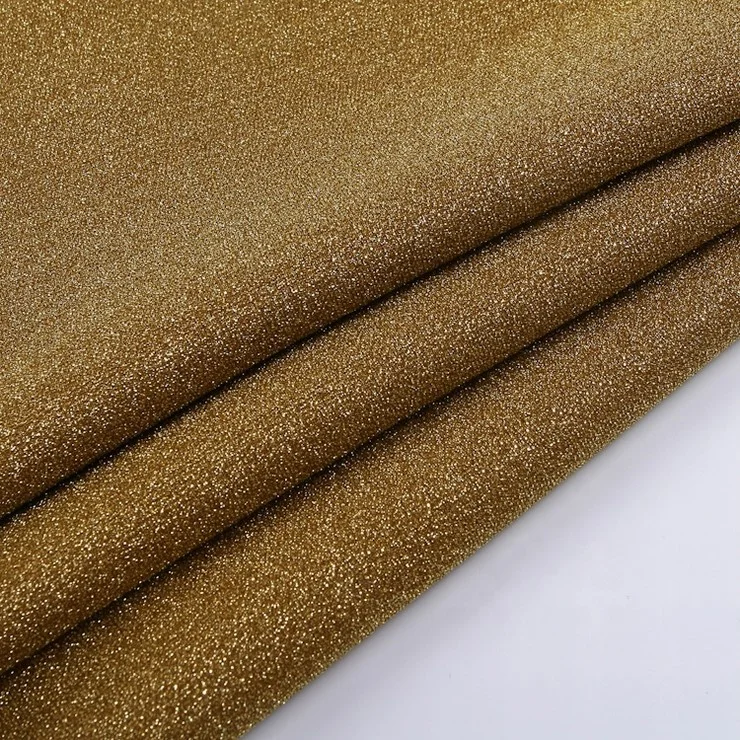 Newest Metallic Tinsel 100% Polyester Shiny Lurex Micro Soft Mesh Fabric for Women Garment