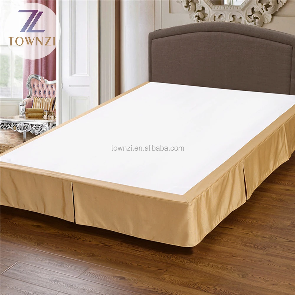 High Quality New Design Luxury Hotel Linen Decoration Bed Skirt Trimmed Box Pleated Buy Hotel Linen Decoration Bed Skirt Trimmed Box Pleated