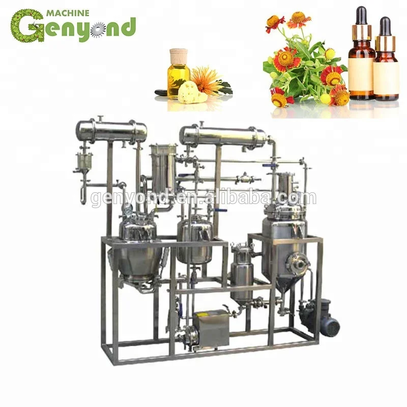 Industrial Essential Oil Distiller Distillation Extraction Plant Essence Extractor Equipment Machine for Flower and Plant