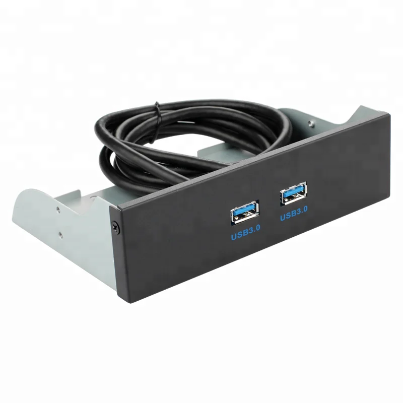 Ult-unite 5,25 дюйма, 2 порта USB 3,0, передняя панель для корпуса компьютера, CD ROM, расширение привода