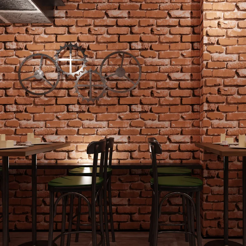Modern Minimalist 3d Red Brick Wallpaper Restaurant Hotel Living Room  Clothing Store Personality Abstract White Brick Wallpaper - Buy 3d Grey  Brick Wallpaper,3d Wallpaper For Walls,3d Waterproof Wallpaper Product on  