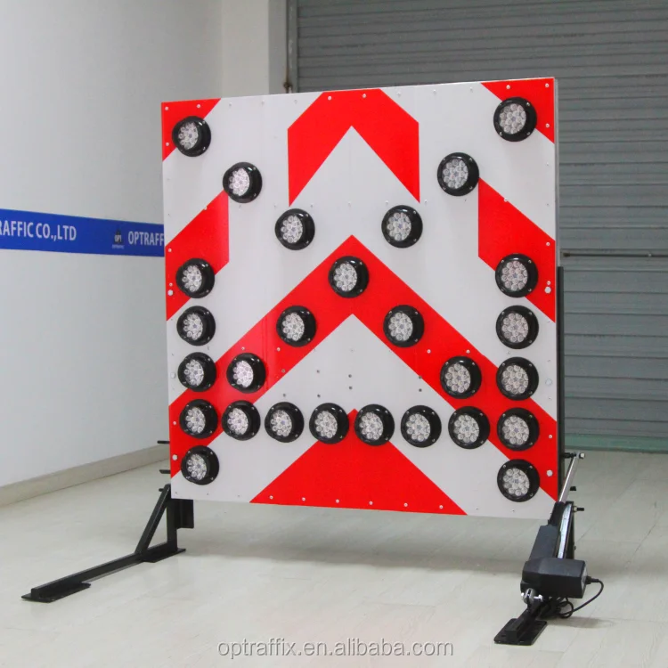 UAE Traffic Control LED Arrow Warning Lights Signs Board Used Directional Truck Mounted Arrow Board