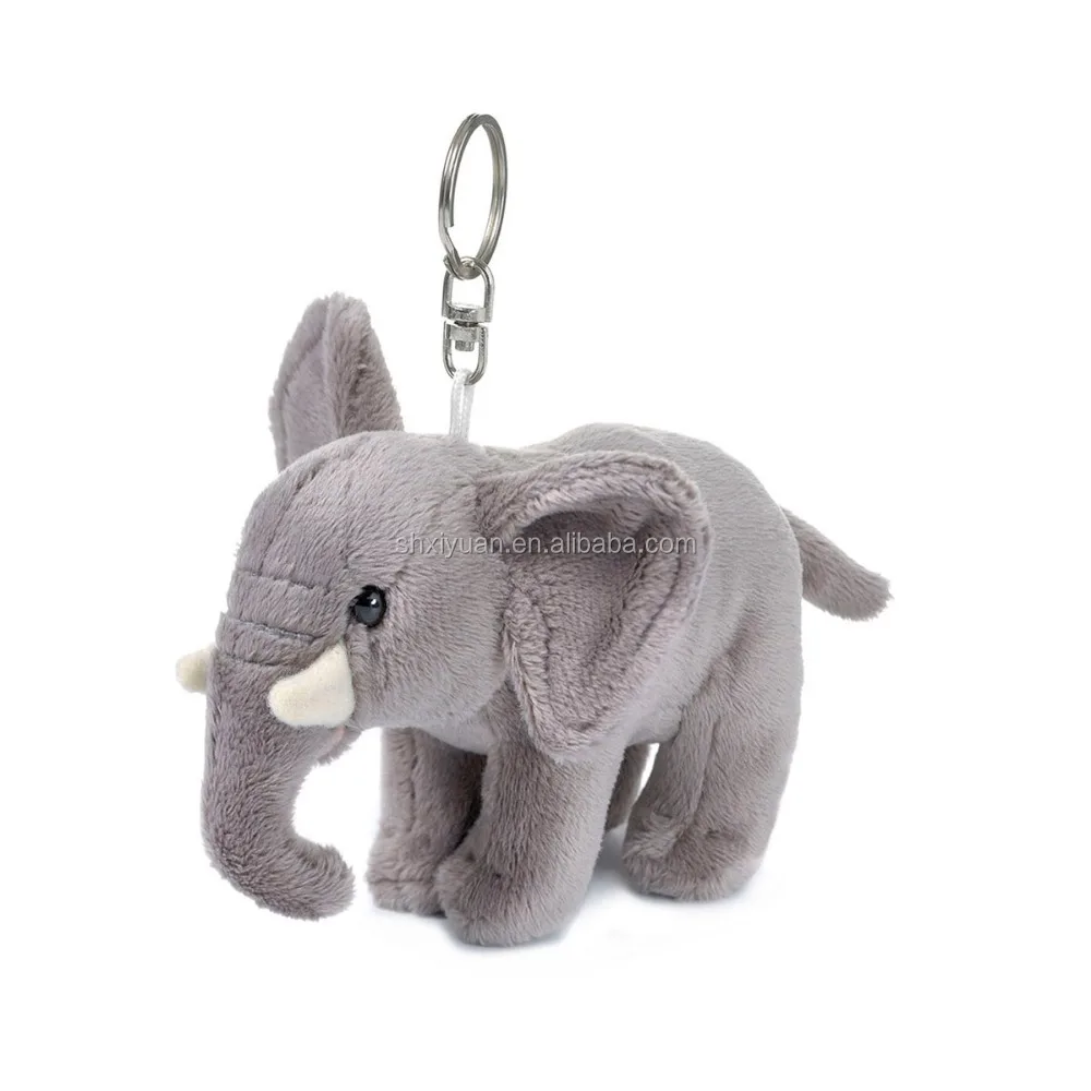 plush elephant keychain