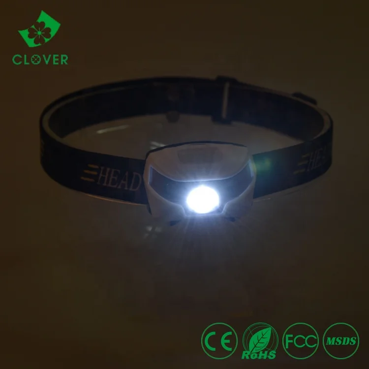 Заводская поставка белый наружный светодиодный налобный фонарь 3 Вт перезаряжаемый USB с регулируемой головкой IP65 пластиковый корпус для кемпинга Лидер