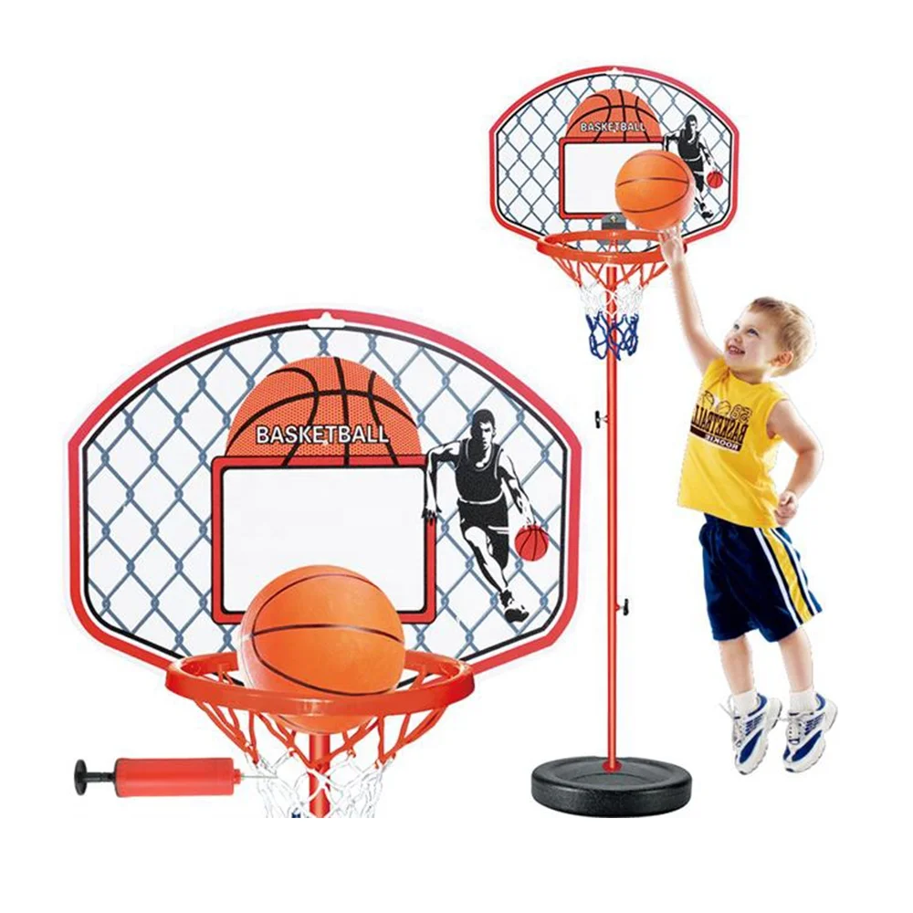 Playset de baloncesto para niños altura canasta ajustable con balón 