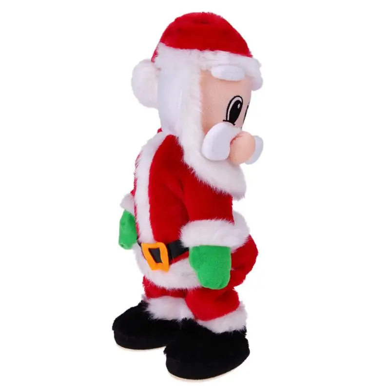 Juguete de Peluche de Papá Noel Eléctrico que Baila Twerk con Música para  Regalos y Decoración Navideña del Hogar