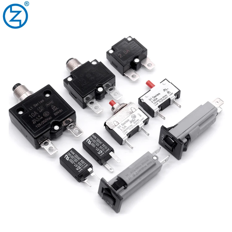 Switch Circuit Breaker 12V DC Automotive Resettable Thermal Switch Push to Reset Thermal Protector