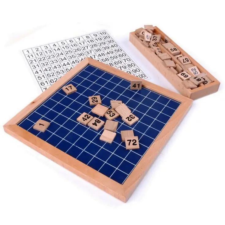 High Quality Wooden Number Puzzle 1 100 Math Toy Early Education Toy Buy Wooden Number Puzzle Math Toy Early Education Toy Product On Alibaba Com