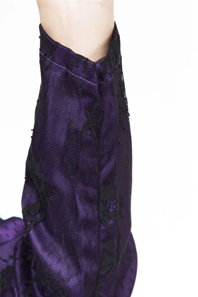 Поддельные две шт Флокирование современные Исламская мусульманское платье Макси