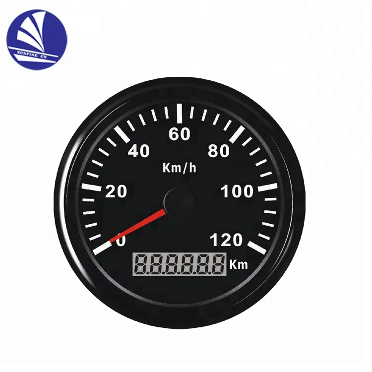 0-120km/h調整可能 9-32V汎用GPSスピードメーター/電気メーター/車速計 