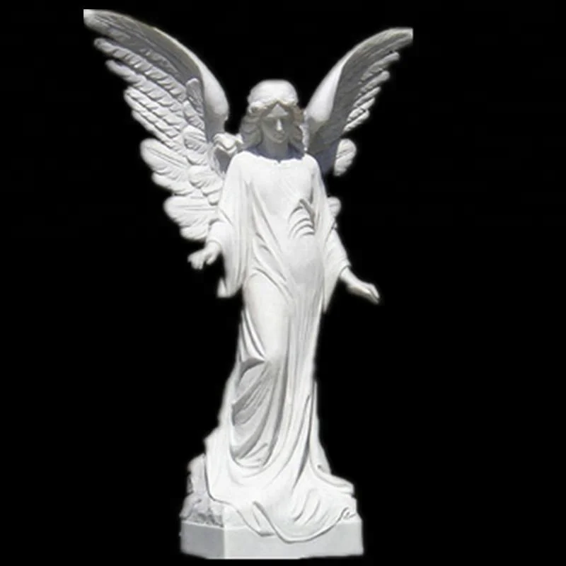 庭の装飾宗教的な等身大の大理石の天使の像 Buy 大理石の天使像 白大理石角度像 ガーデン白大理石の天使像 Product On Alibaba Com