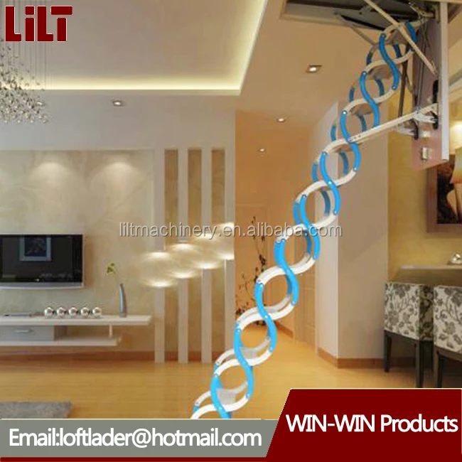 Китай производство экспорт Индонезия алюминиевая складная лестница