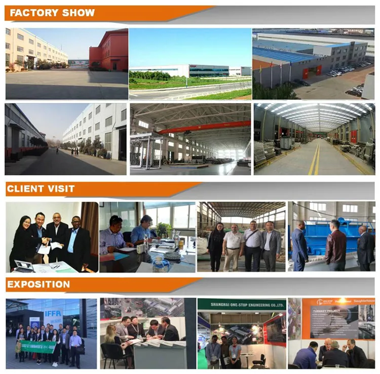 Industrial large tunnel/spiral freezers for meat processing and slaughterhouses