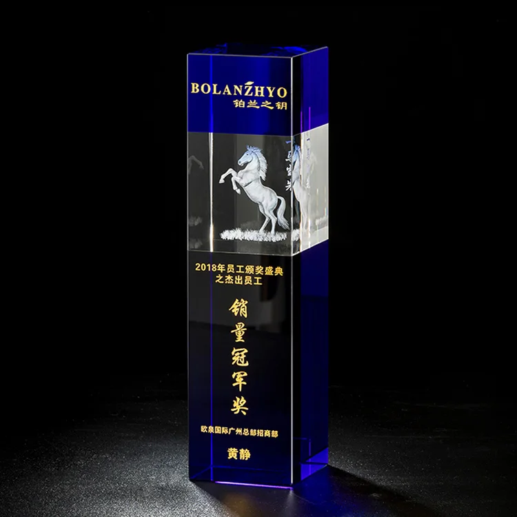 Χονδρικό K9 3D Laser Engraved Crystal Award Cube για αναμνηστικά δώρα