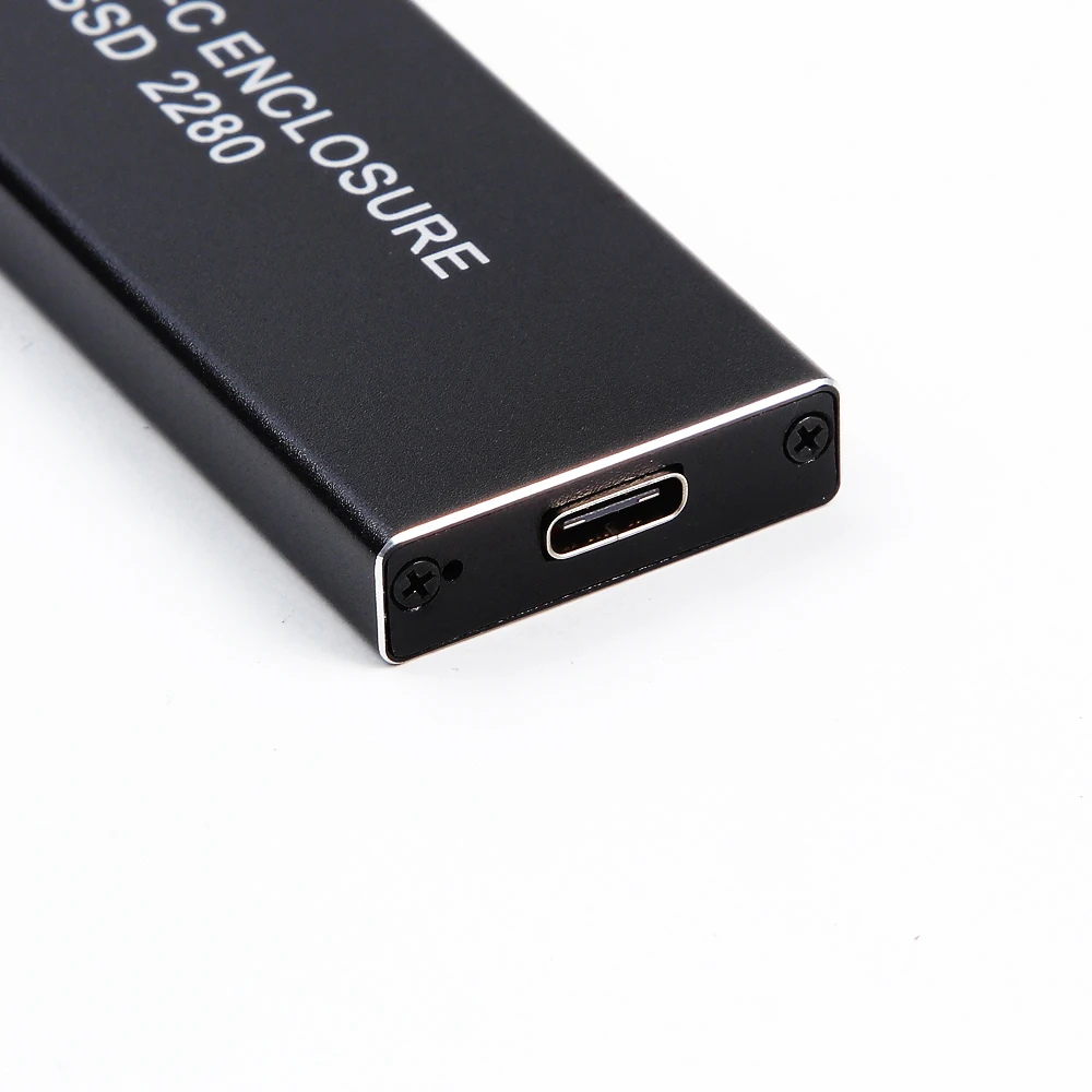 Прямые продажи с фабрики M.2 NGFF к USB3.1 Type-C Мобильный алюминиевый жесткий диск Box