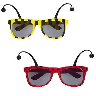 Fancy dress glasses ladybird or bee Adult size 