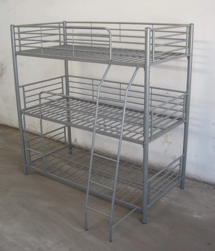 3 person bunk bed