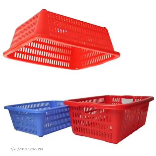 Supply Plastic lace fruit basket Plastic basket 244-205/206/207