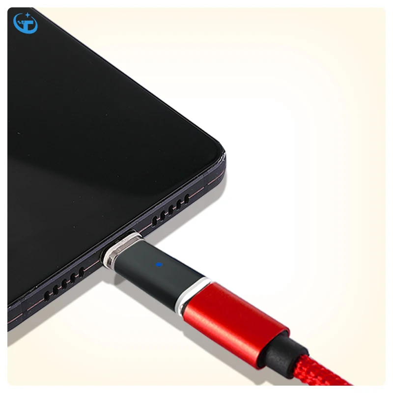 Новинка 2019, Магнитный адаптер для быстрой зарядки из матового алюминиевого сплава для Android Type C