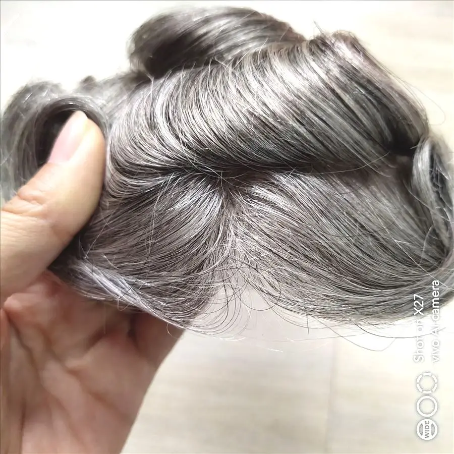 Qingdao Australia 8x10 Color 1b65 Cheap Toupee Hair Toupee For Indian Men  With Grey Hair - Buy Men Toupee With Grey Hair,Hair Toupee For Indian  Men,Cheap Toupee For Men Product on 