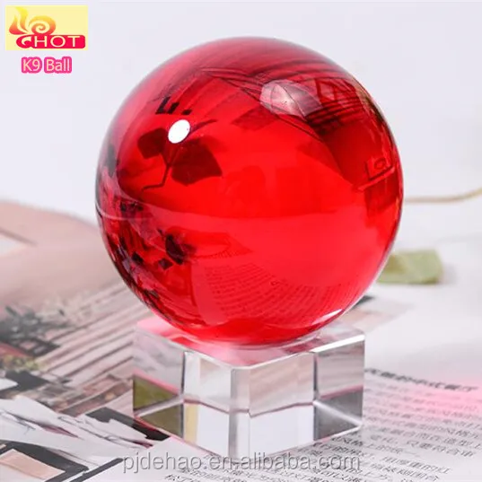 China Red Crystal Ball Spheres Fabricantes, Proveedores - Fábrica Directa  al por mayor - BELL