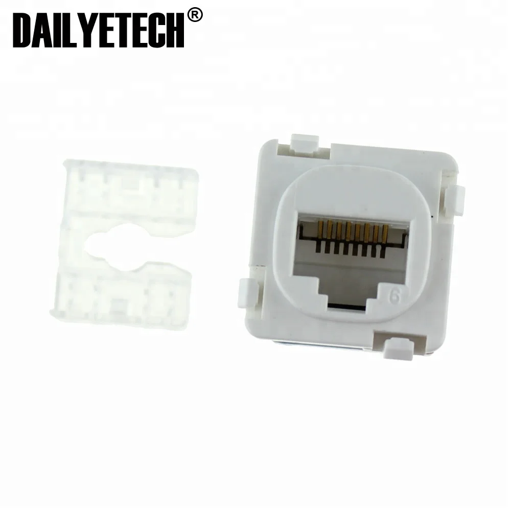 CAT6 RJ45 8P8C сетевой LAN разъем для передачи данных Mech вставной разъем от dailyetech