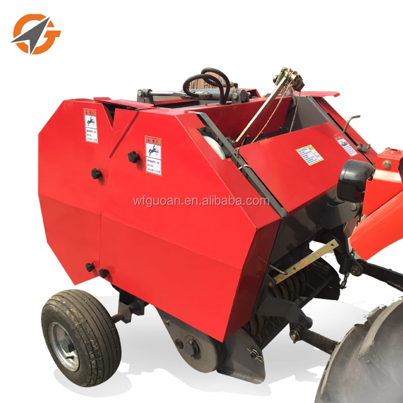 Farming Use Automatic New Promotion Straw hay and Straw Mini Round Baler Machine Equipment