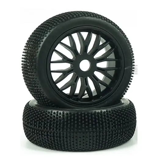 Лидер продаж, радиоуправляемые автомобильные резиновые шины и колесные диски 1/8, 4 шт., подходят для радиоуправляемых внедорожных багги-машин 1:8