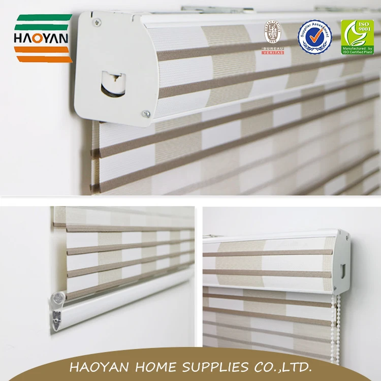 Индивидуальные сервисный Офис 100% полиэстер Зебра жалюзи