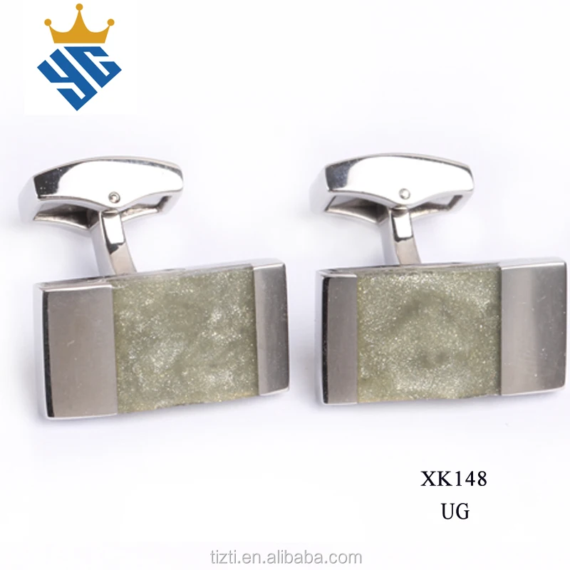 Man's gift custom jewelry metal unique stainless steel cufflink XK148
