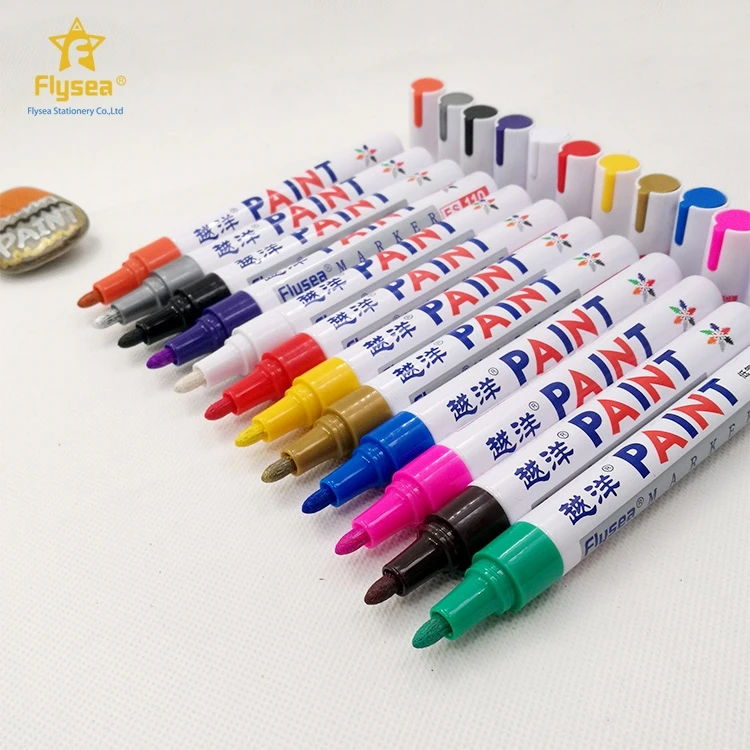 Set Di 122 Pennarelli Acrilici, Colori Vivaci, Impermeabili, Per Vetro, Pietra, Legno, Tessuto