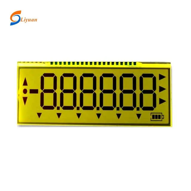 transparent 7 segment nextion lcd display for scale