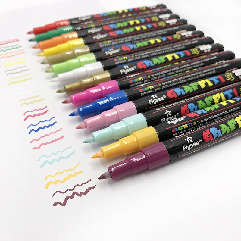 Pintasa Premium Acrylic Paint Pens | Extra Fine 0.7mm-1mm