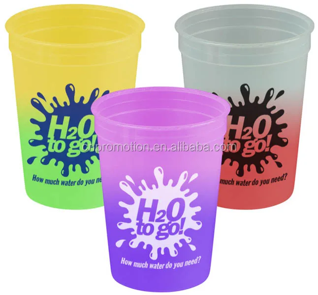 16oz Color Changing Stadium Cups