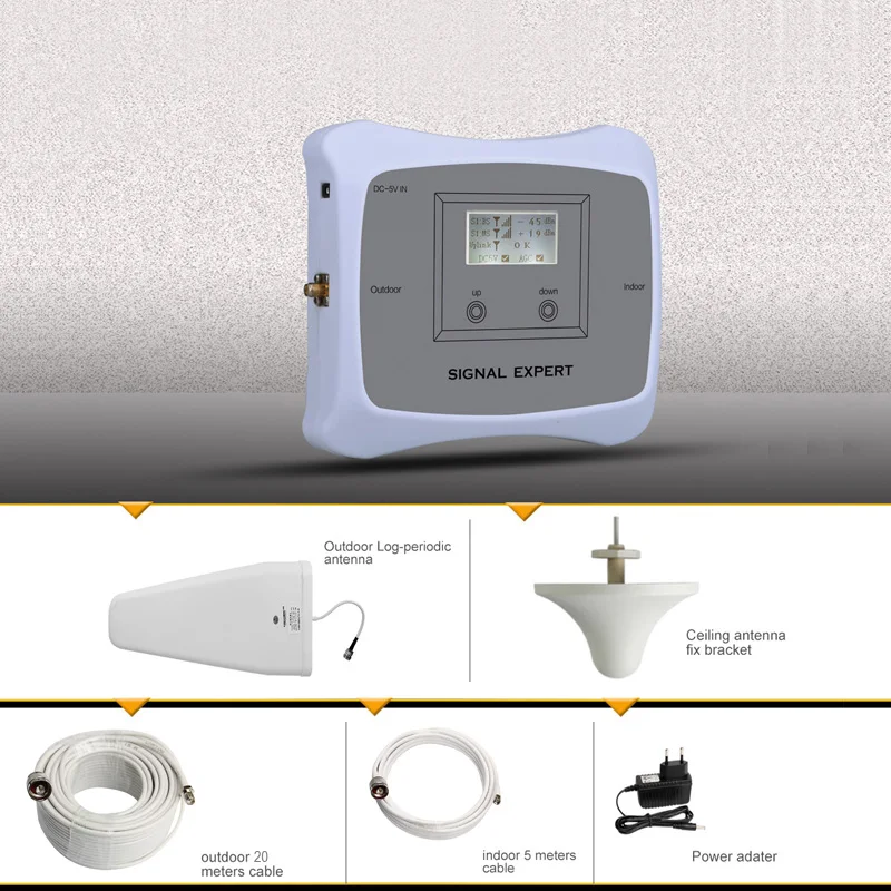 ATNJ новый двухдиапазонный 2G 3G Мобильный усилитель 850/1900 МГц Усилитель сотового сигнала