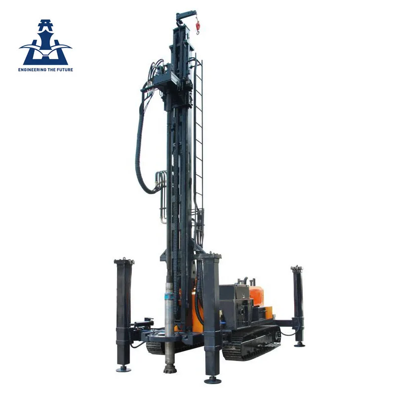 
 Top drive head portable water well drilling rig for geothermal air conditioners hole