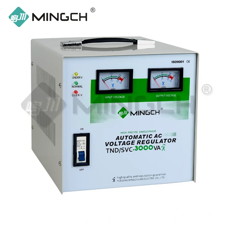 Plastic Panel Design 1K 2K 3K 5K 7K 10K 220v Single Phase Servo Stabilizer