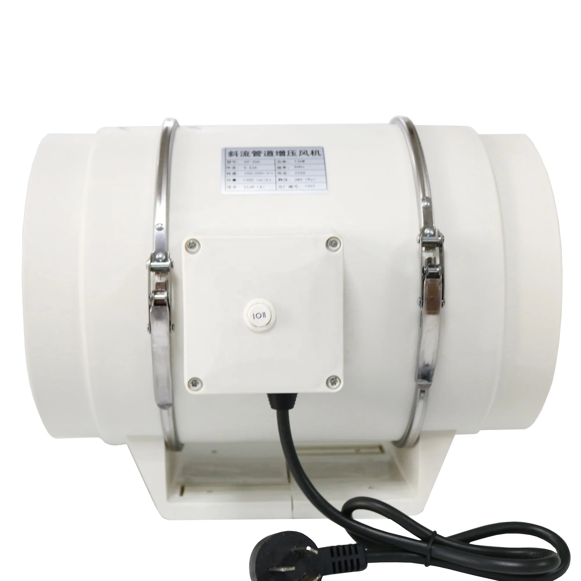 Inline Duct Fan, 120v, 40w 80w 130w - detail 10