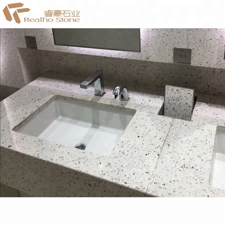 洗面化粧台付きの安い白いテラゾ洗面台 Buy 安いテラゾー テラゾー洗面台 テラゾー流域 Product On Alibaba Com