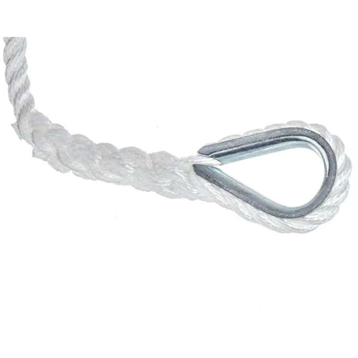 wholesale price 3 strand twisted yacht anchor line marine rope